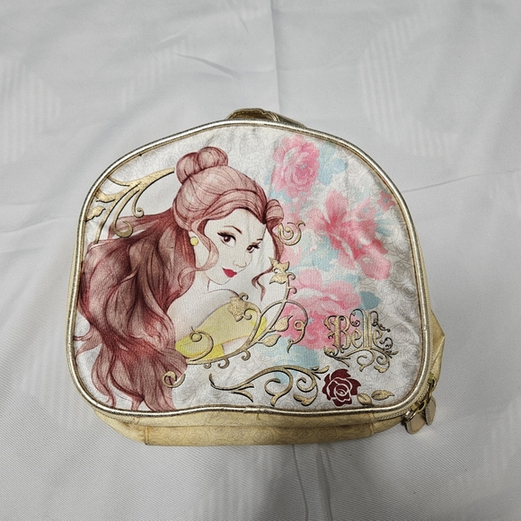 Disney Princess Gold and Cream Bag Makeup Bag - Picture 1 of 2
